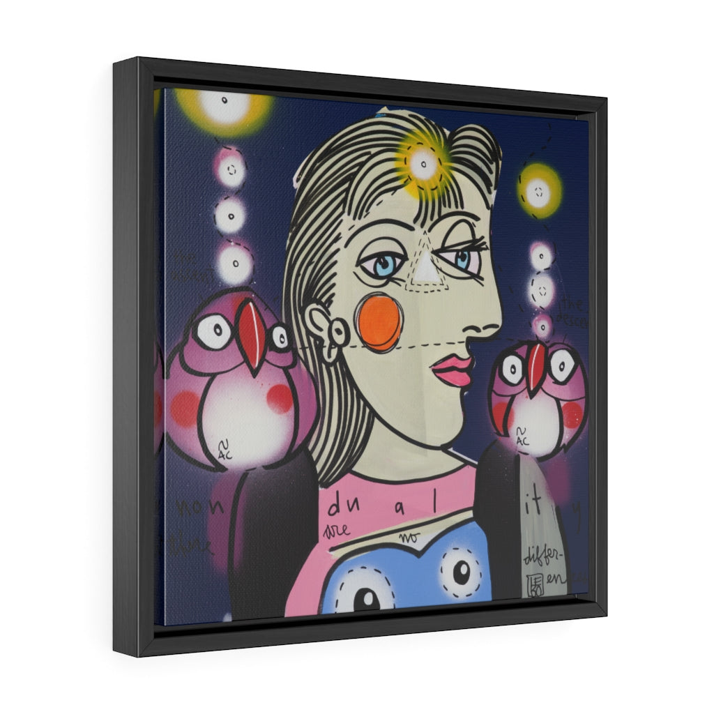 Non-Duality - Lebo Framed Premium Gallery Wrap Canvas